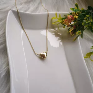 Tanvy Heart Shape Anti-tarnish Neck Chain