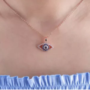 Tanvy Evil Eye Pendant Necklace ✨