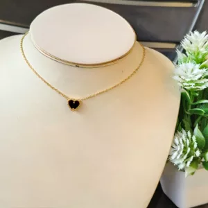 Mini Reversible Heart Pendant Necklace ✨