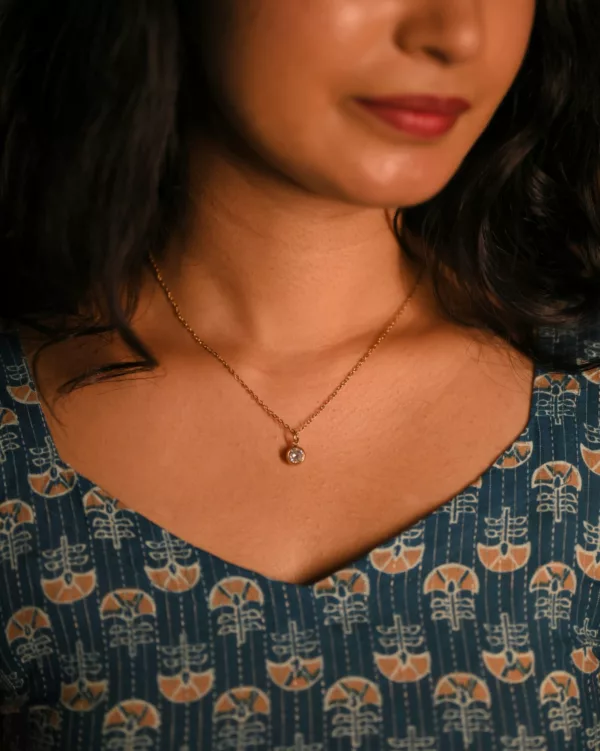 Tanvy Solitaire Necklace ✨