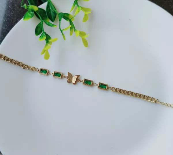 Butterfly Crystal Bracelet ✨ - Image 2
