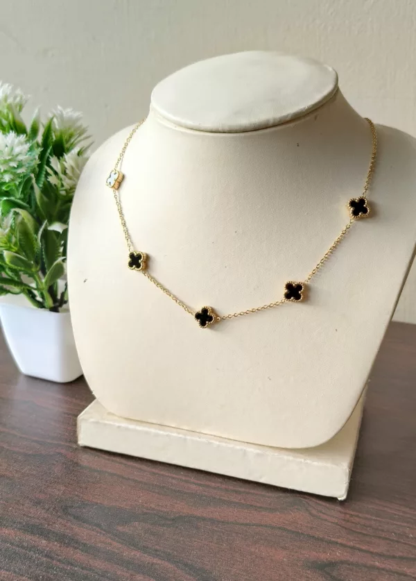 Tanvy Reversible Clover Necklace ✨ - Image 2