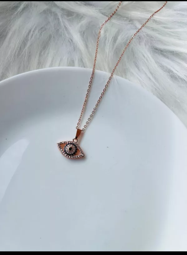 Tanvy Evil Eye Pendant Necklace ✨ - Image 2