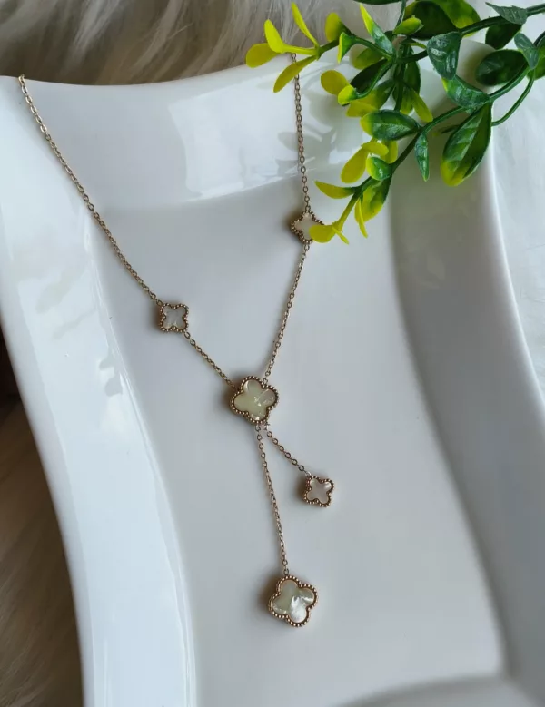 Tanvy Reversible Clover Necklace ✨ - Image 3