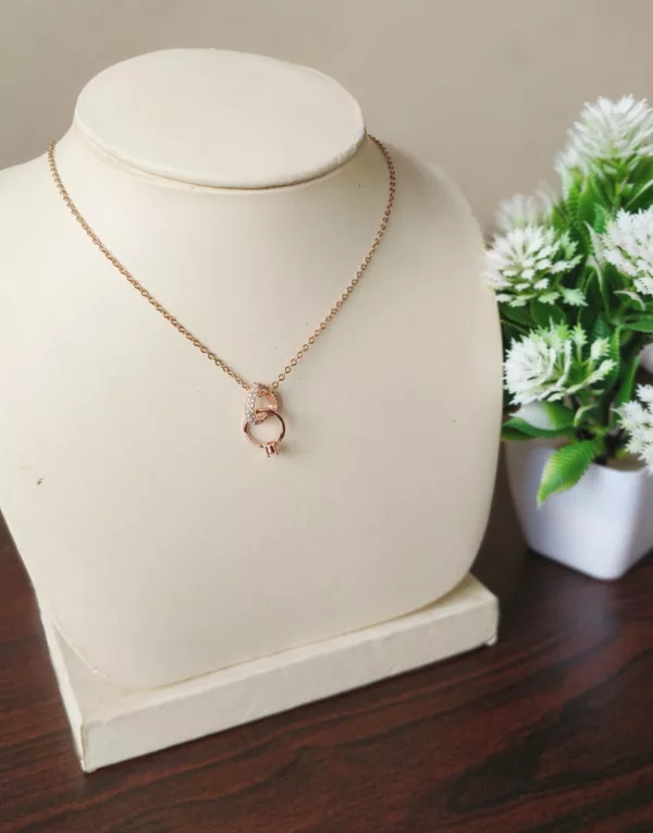 Tanvy Love Ring Band Necklace ✨ - Image 2