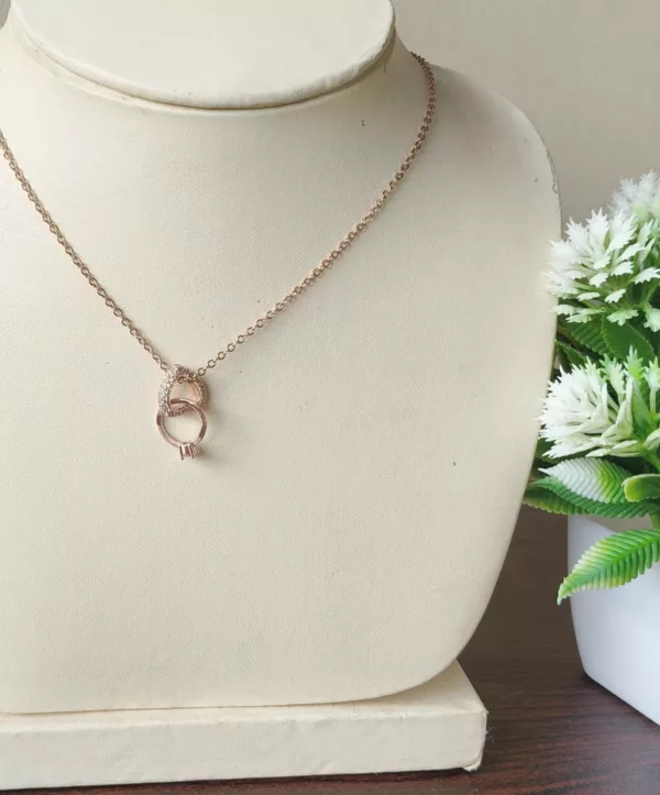 Tanvy Love Ring Band Necklace ✨