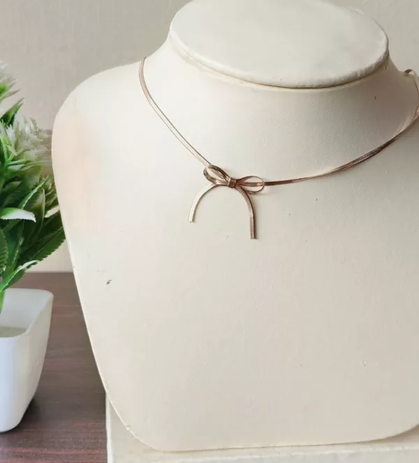Tanvy Bow Necklace ✨ - Image 2