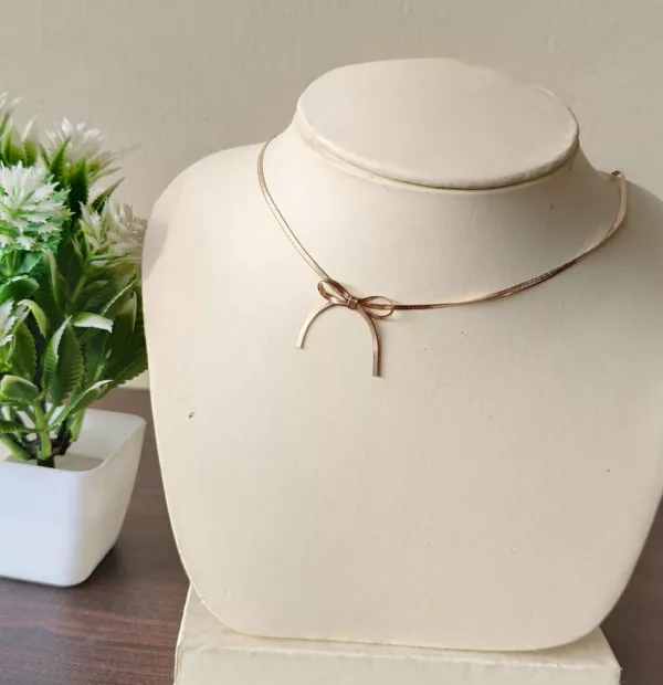 Tanvy Bow Necklace ✨ - Image 3