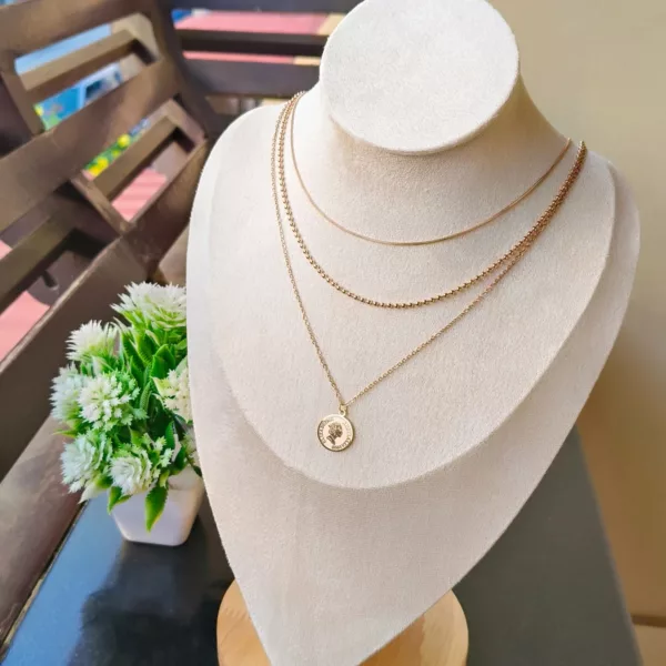 Tanvy Triple Layered Stylish Necklace ✨
