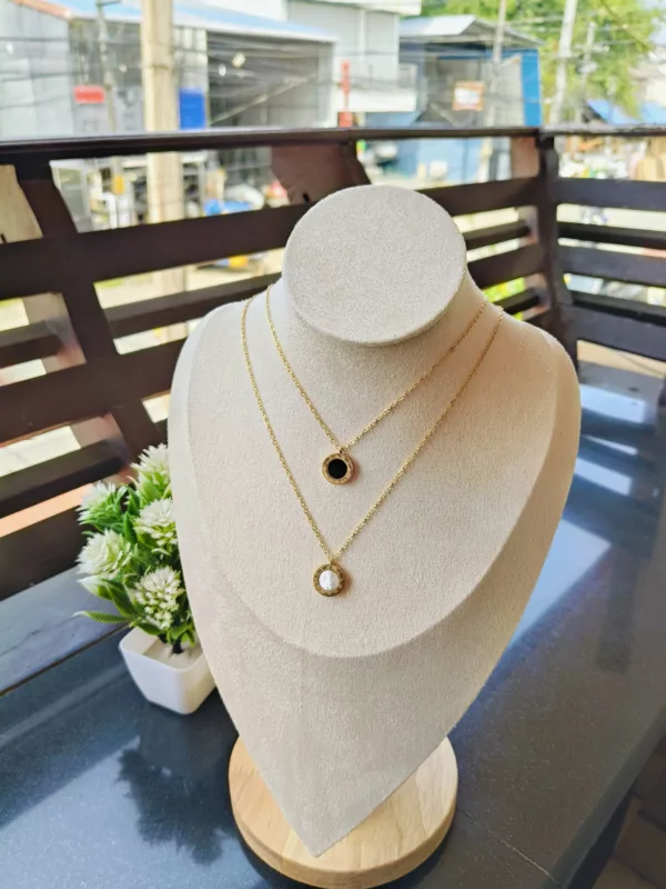 Tanvy Reversible Roman Pendant Necklace ✨ - Image 2