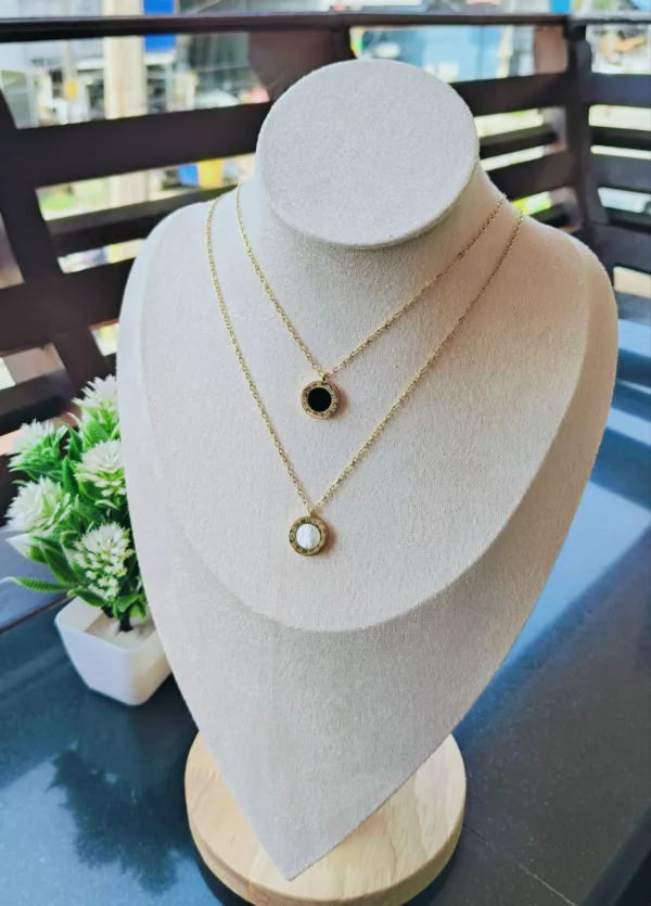 Tanvy Reversible Roman Pendant Necklace ✨ - Image 5