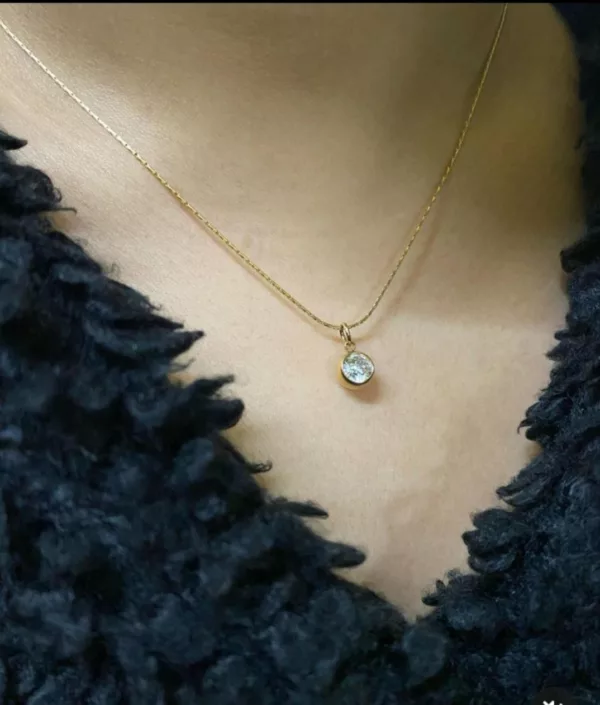 Tanvy Solitaire Necklace ✨