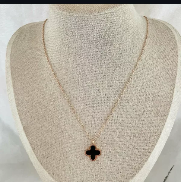 Tanvy Reversible Clover Pendant Necklace ✨ - Image 2