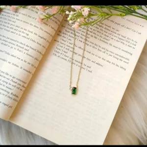 Emerald Pendant Necklace