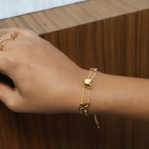 Tanvy Butterfly Bracelet - Image 2